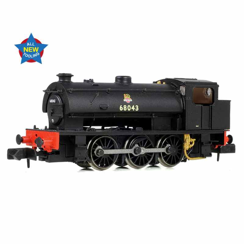 EFE Rail N Gauge WD Austerity (J94) Saddle Tank 68043 BR Black (Early Emblem)
